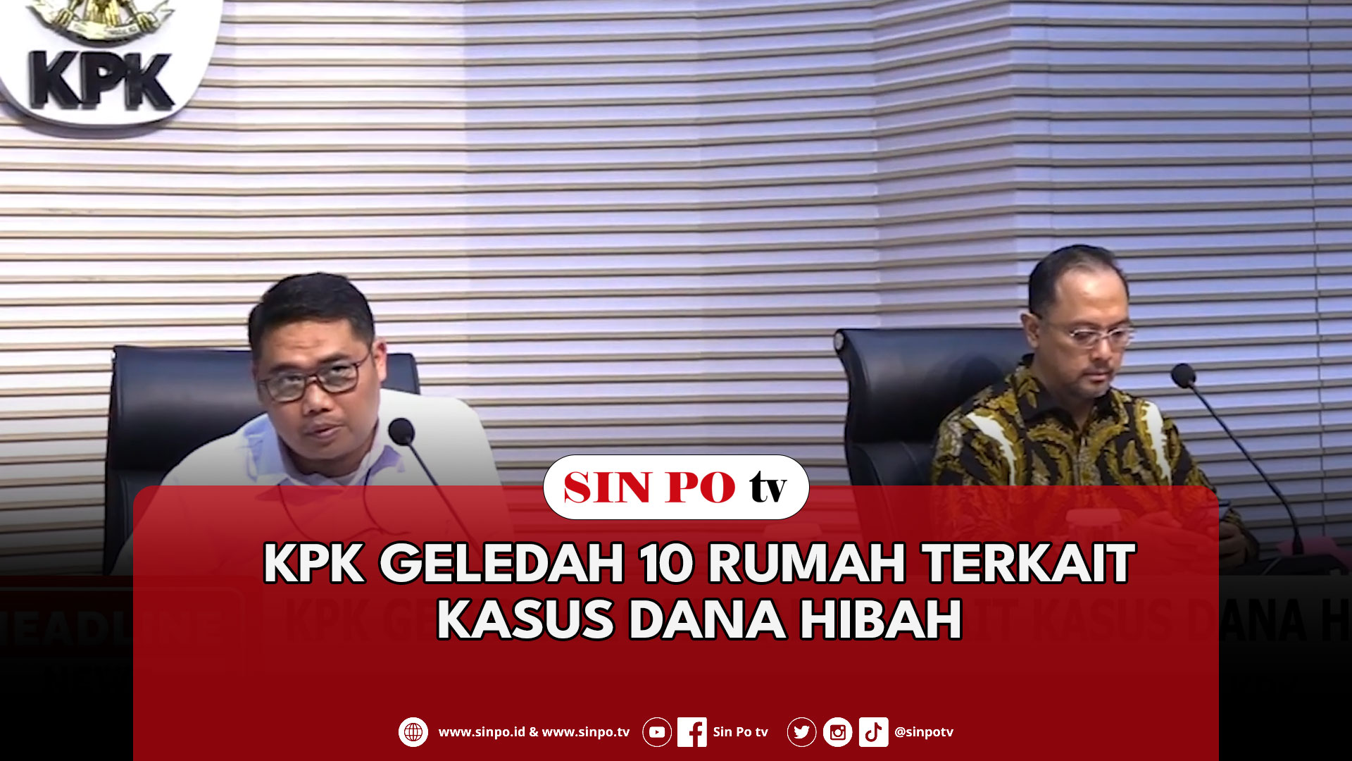 KPK Geledah 10 Rumah Terkait Kasus Dana Hibah