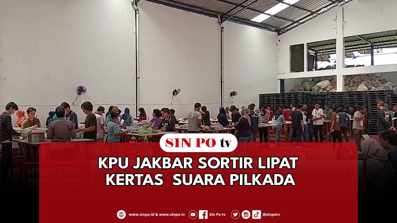 KPU Jakbar Sortir Lipat Kertas  Suara Pilkada