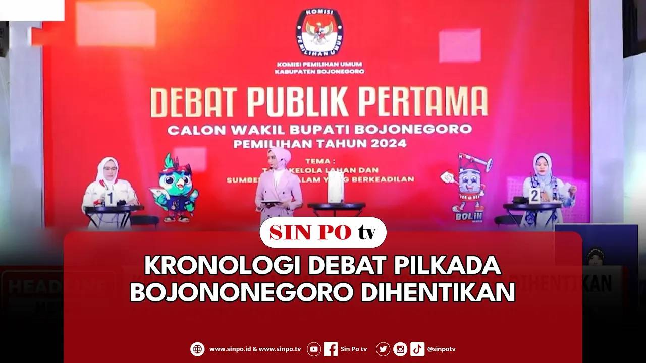 Kronologi Debat Pilkada Bojononegoro Dihentikan