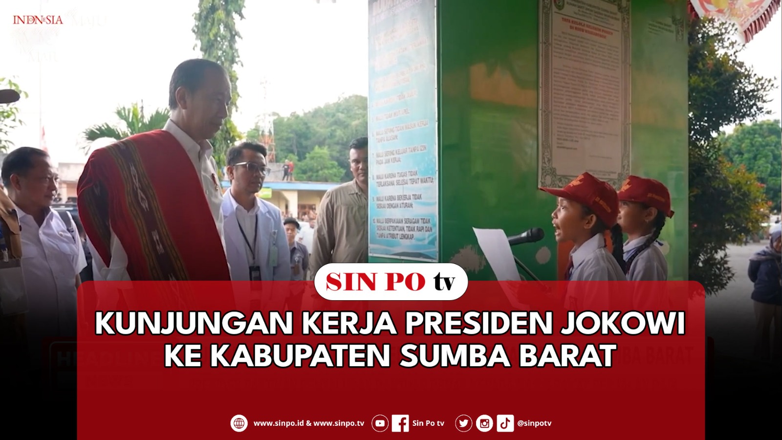 Kunjungan Kerja Presiden Jokowi Ke Kabupaten Sumba Barat