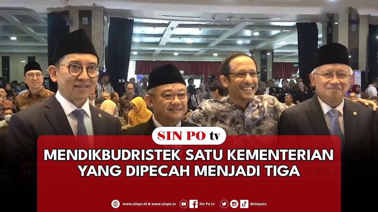 Mendikbudristek Satu Kementerian Yang Dipecah Menjadi Tiga