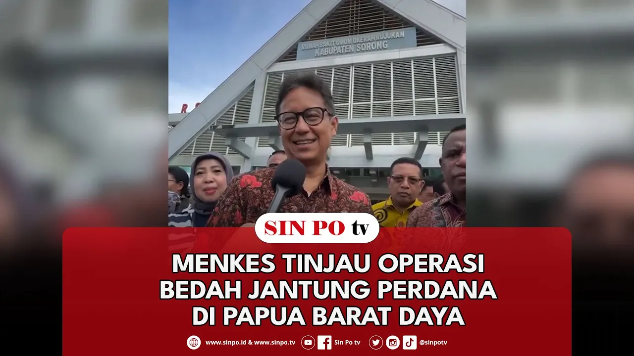 Menkes Tinjau Operasi Bedah Jantung Perdana Di Papua Barat Daya