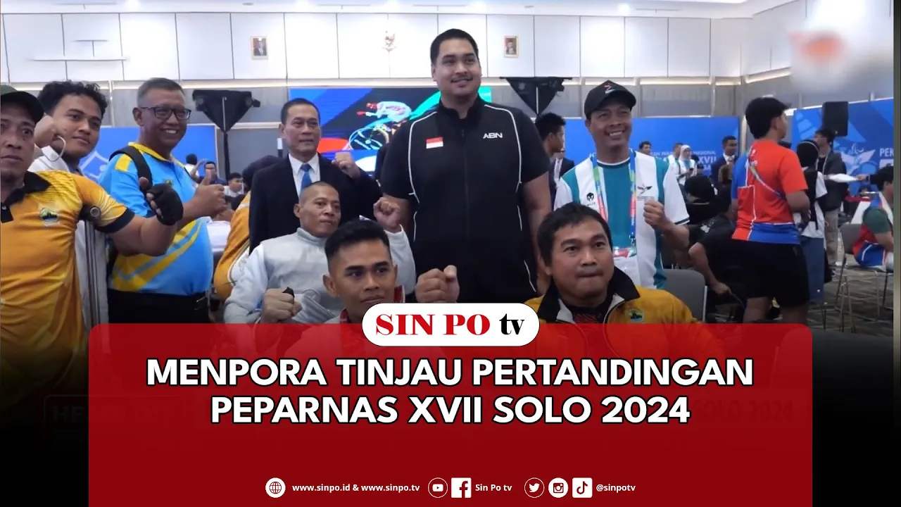 Menpora Tinjau Pertandingan Peparnas XVII Solo 2024