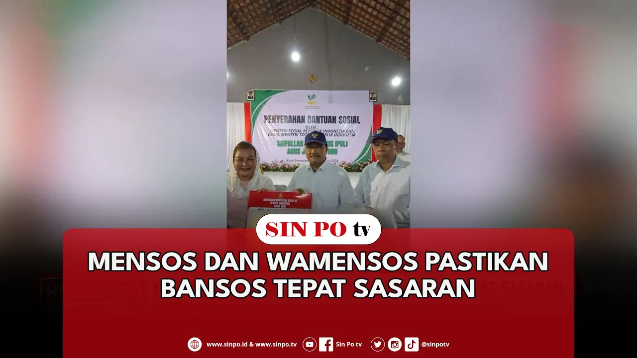 Mensos Dan Wamensos Pastikan Bansos Tepat Sasaran