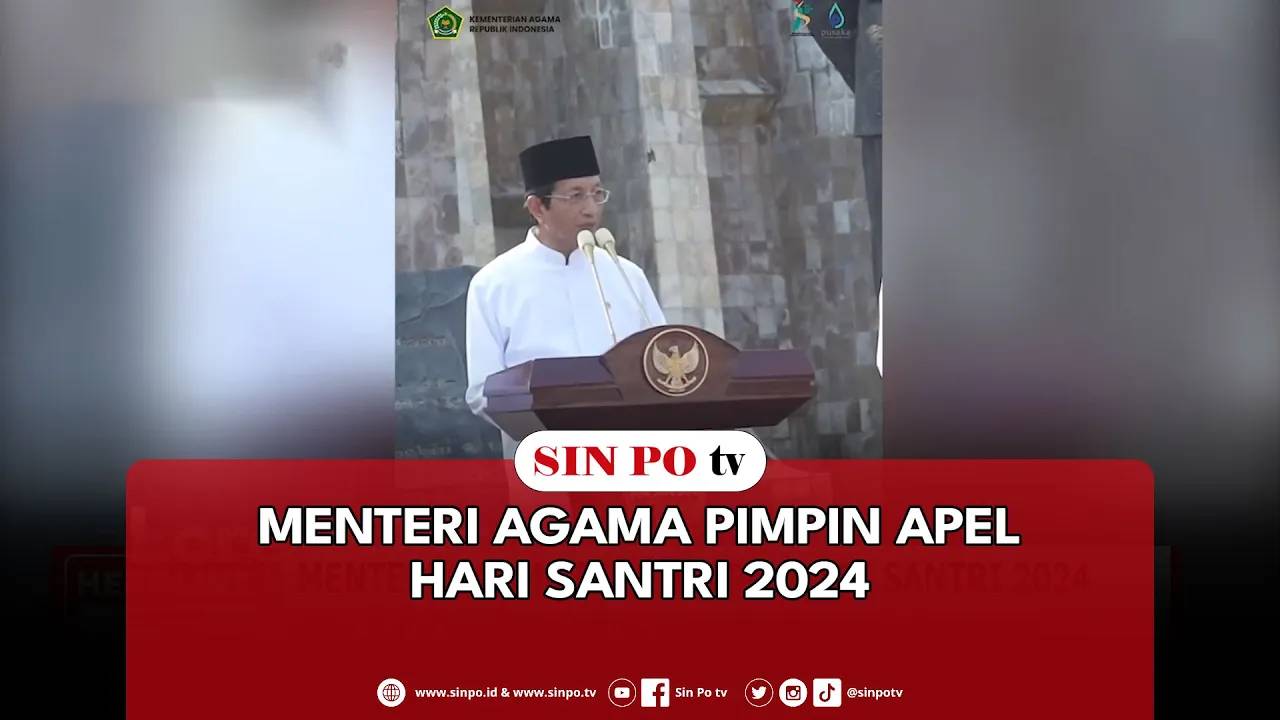 Menteri Agama Pimpin Apel Hari Santri 2024