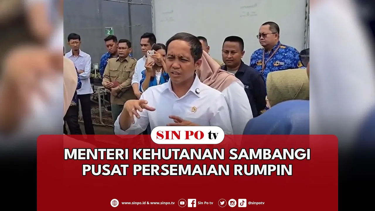 Menteri Kehutanan Sambangi Pusat Persemaian Rumpin