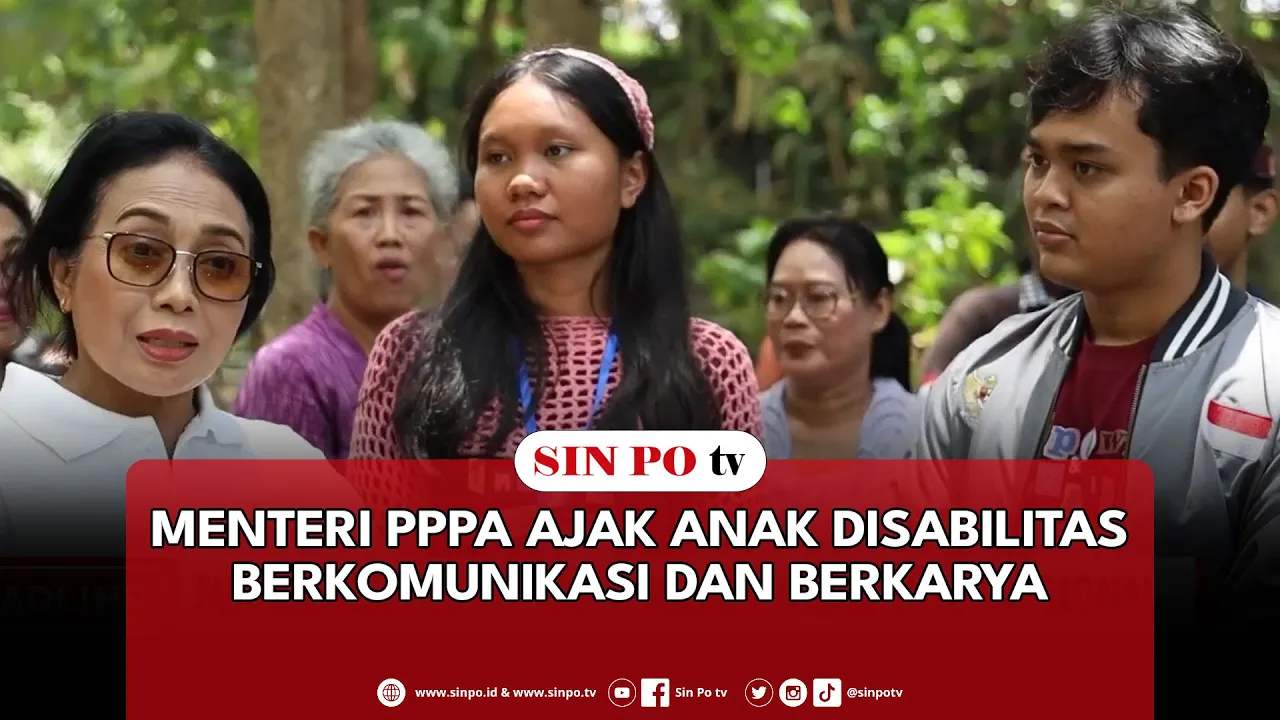 Menteri PPPA Ajak Anak Disabilitas Berkomunikasi Dan Berkarya
