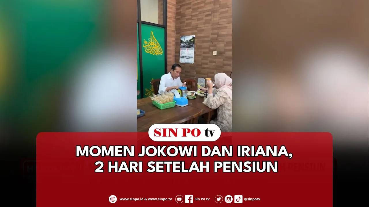 Momen Jokowi Dan Iriana, 2 Hari Setelah Pensiun