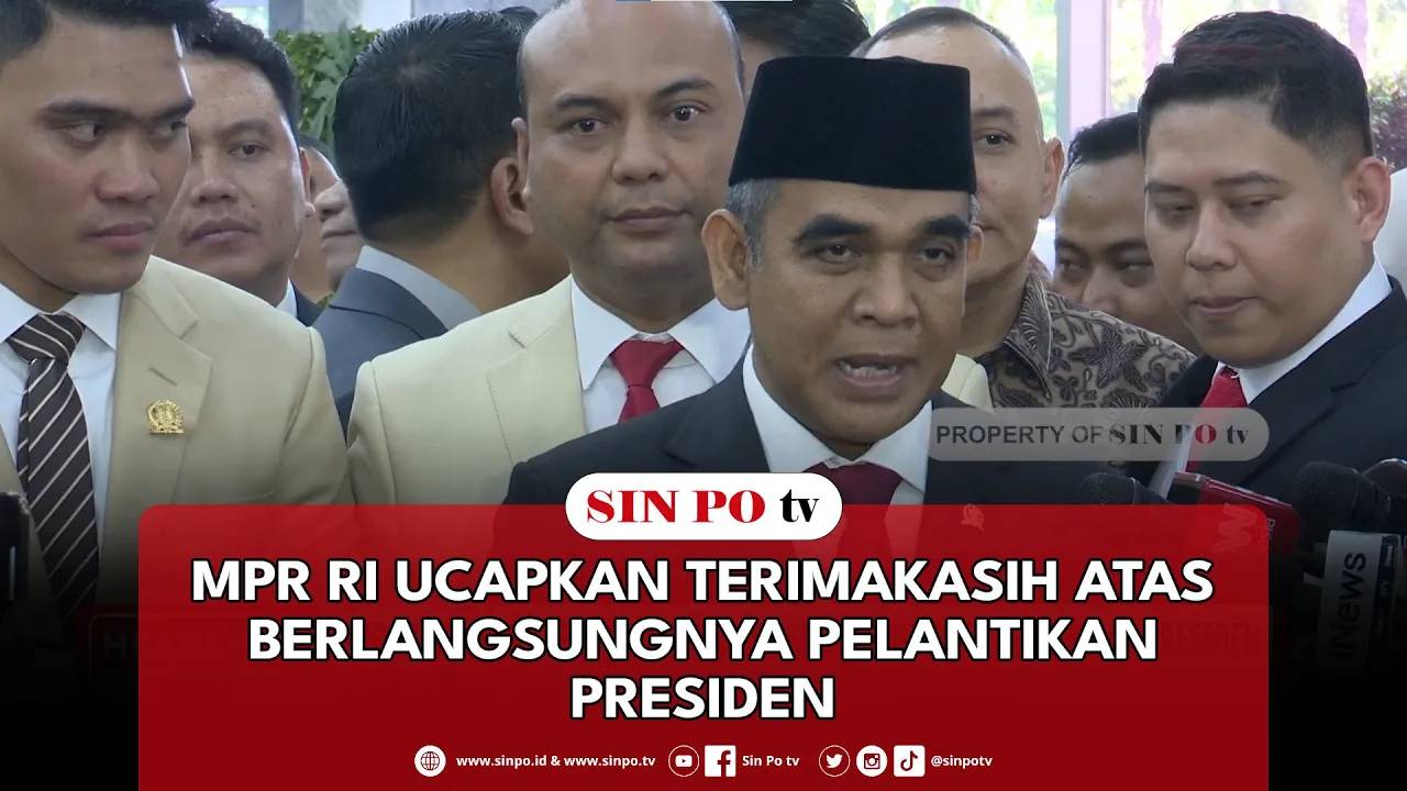 MPR RI Ucapkan Terimakasih Atas Berlangsungnya Pelantikan Presiden