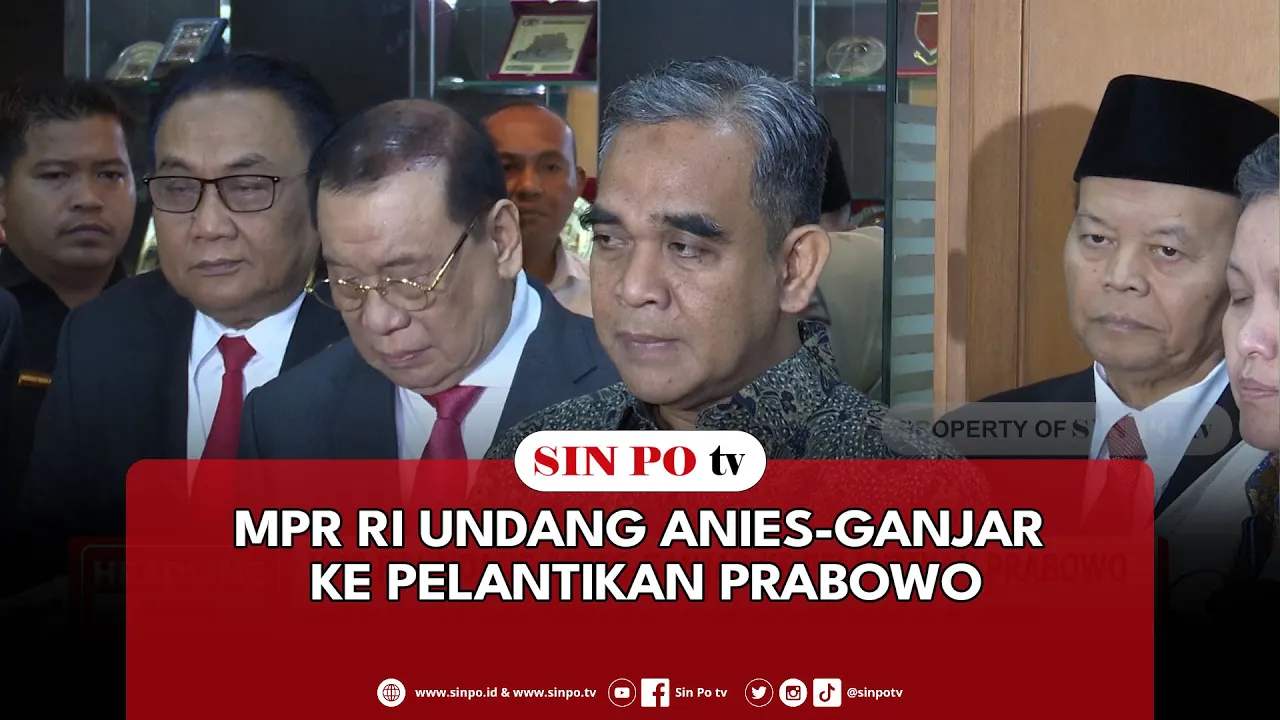 MPR RI Undang Anies-Ganjar Ke Pelantikan Prabowo