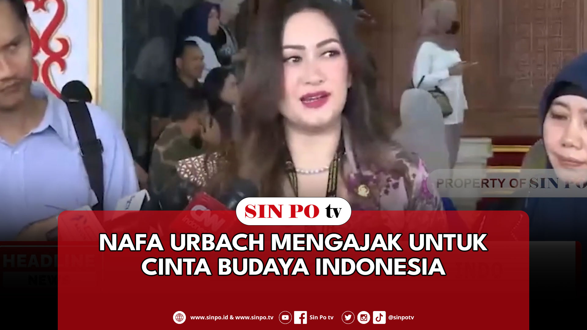 Nafa Urbach Mengajak Untuk Cinta Budaya Indo