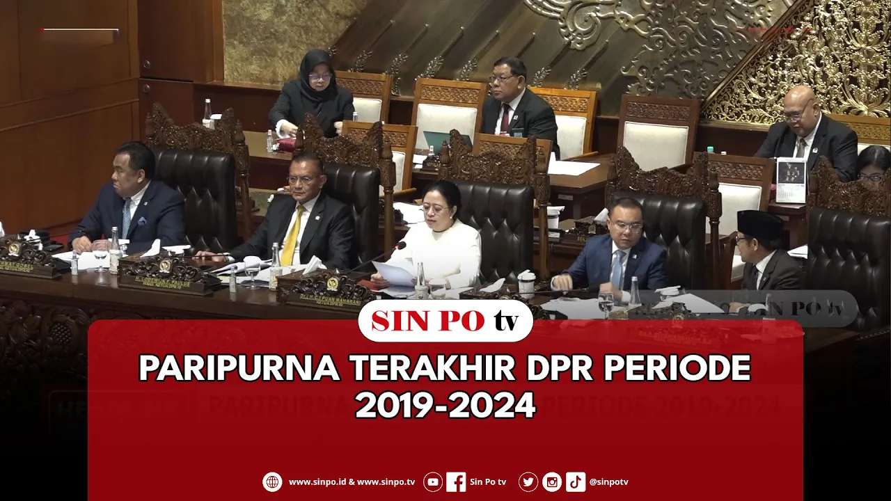 Paripurna Terakhir DPR Periode 2019-2024