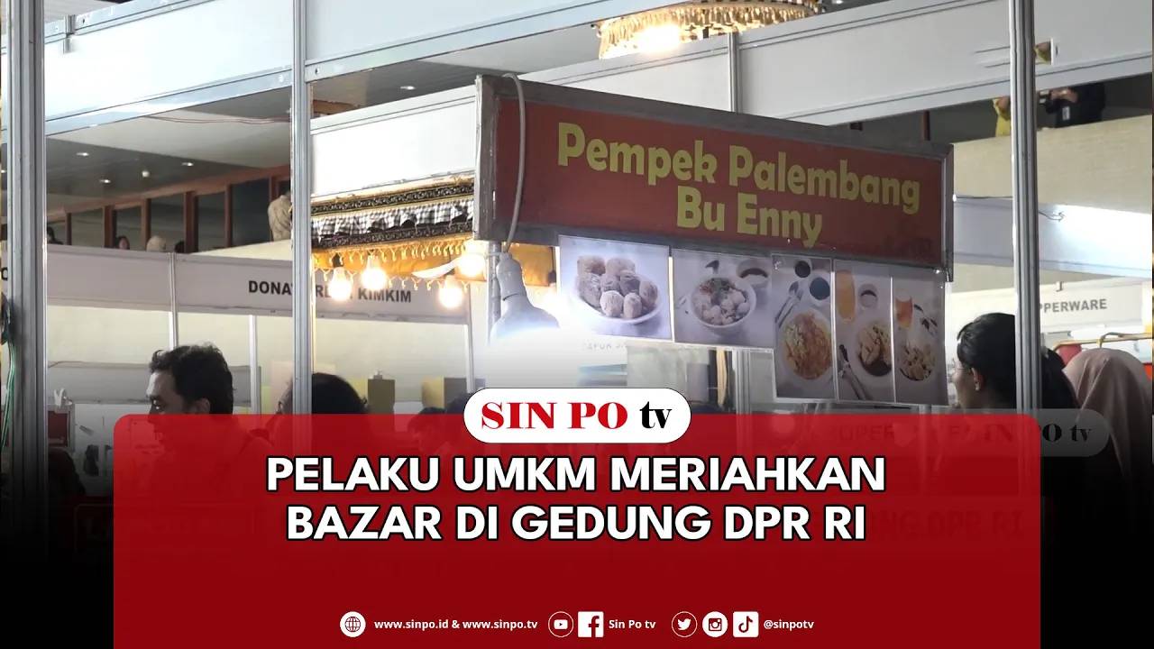 Pelaku UMKM Meriahkan Bazar Di Gedung DPR RI