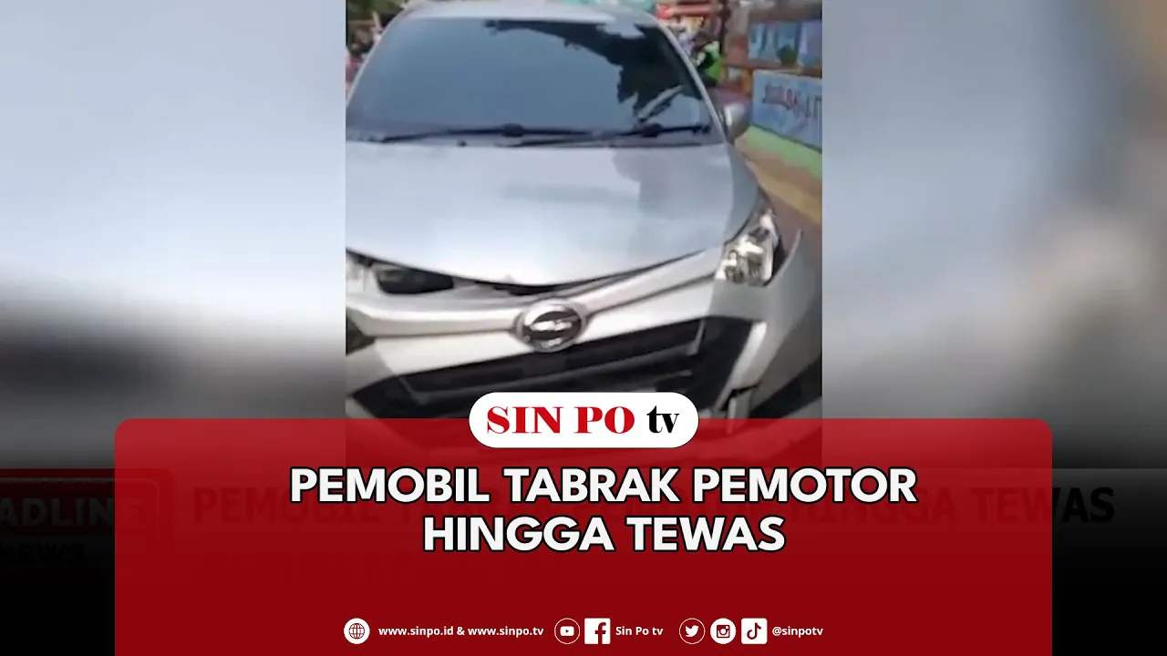 Pemobil Tabrak Pemotor Hingga Tewas