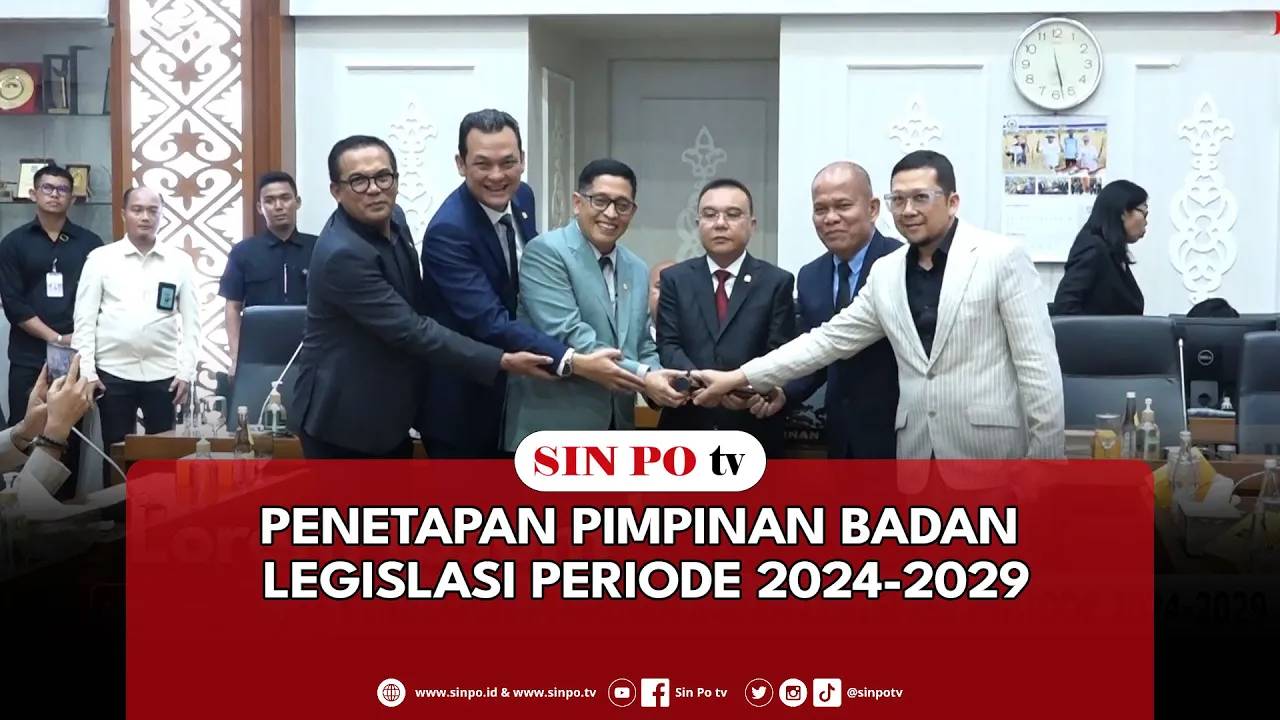 Penetapan Pimpinan Badan Legislasi Periode 2024-2029