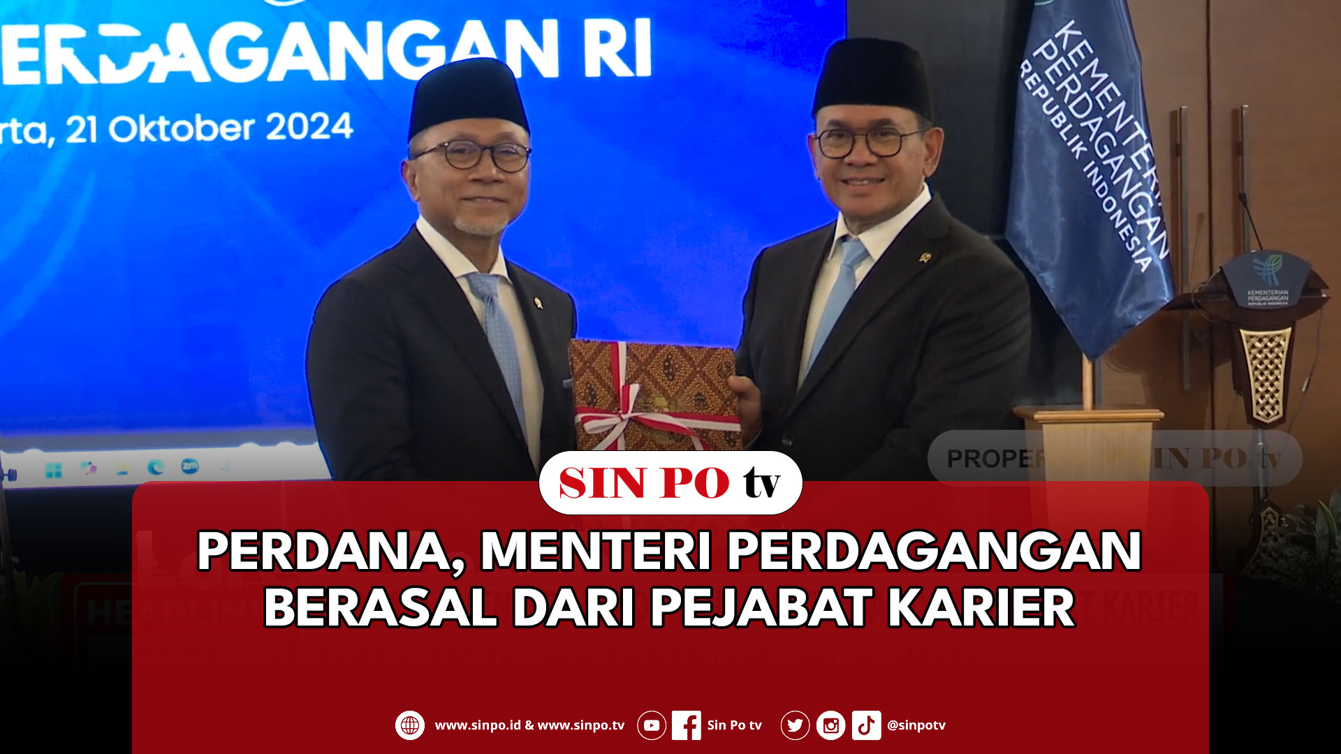 Perdana, Menteri Perdagangan Berasal Dari Pejabat Karier