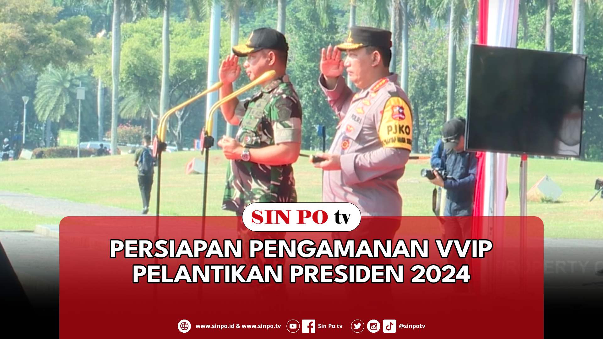 Persiapan Pengamanan VVIP Pelantikan Presiden 2024