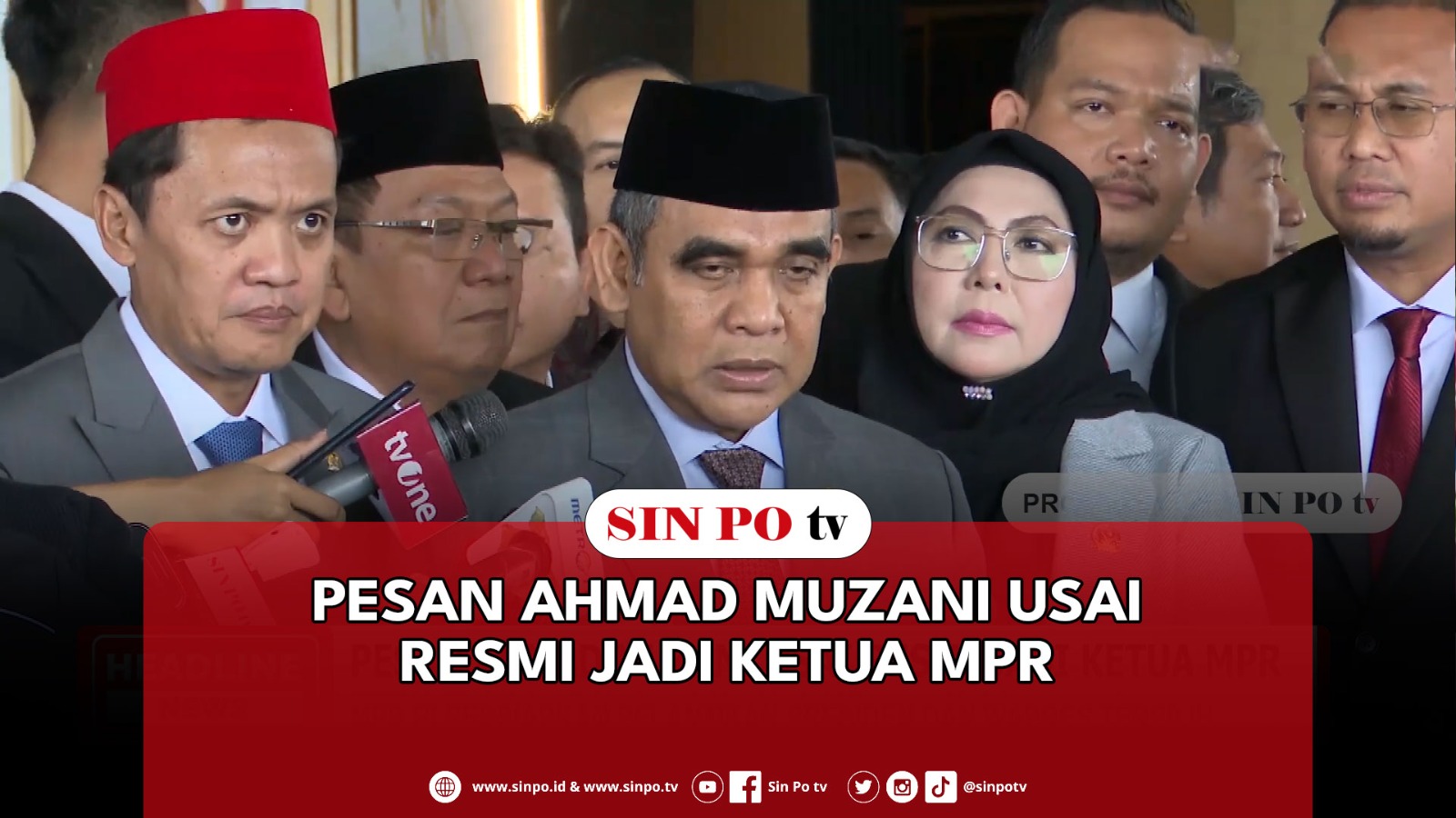 Pesan Ahmad Muzani Usai Resmi Jadi Ketua MPR