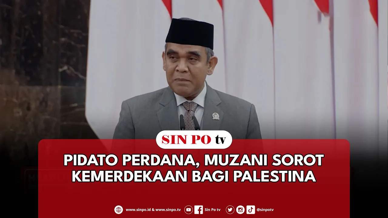 Pidato Perdana, Muzani Sorot Kemerdekaan Bagi Palestina