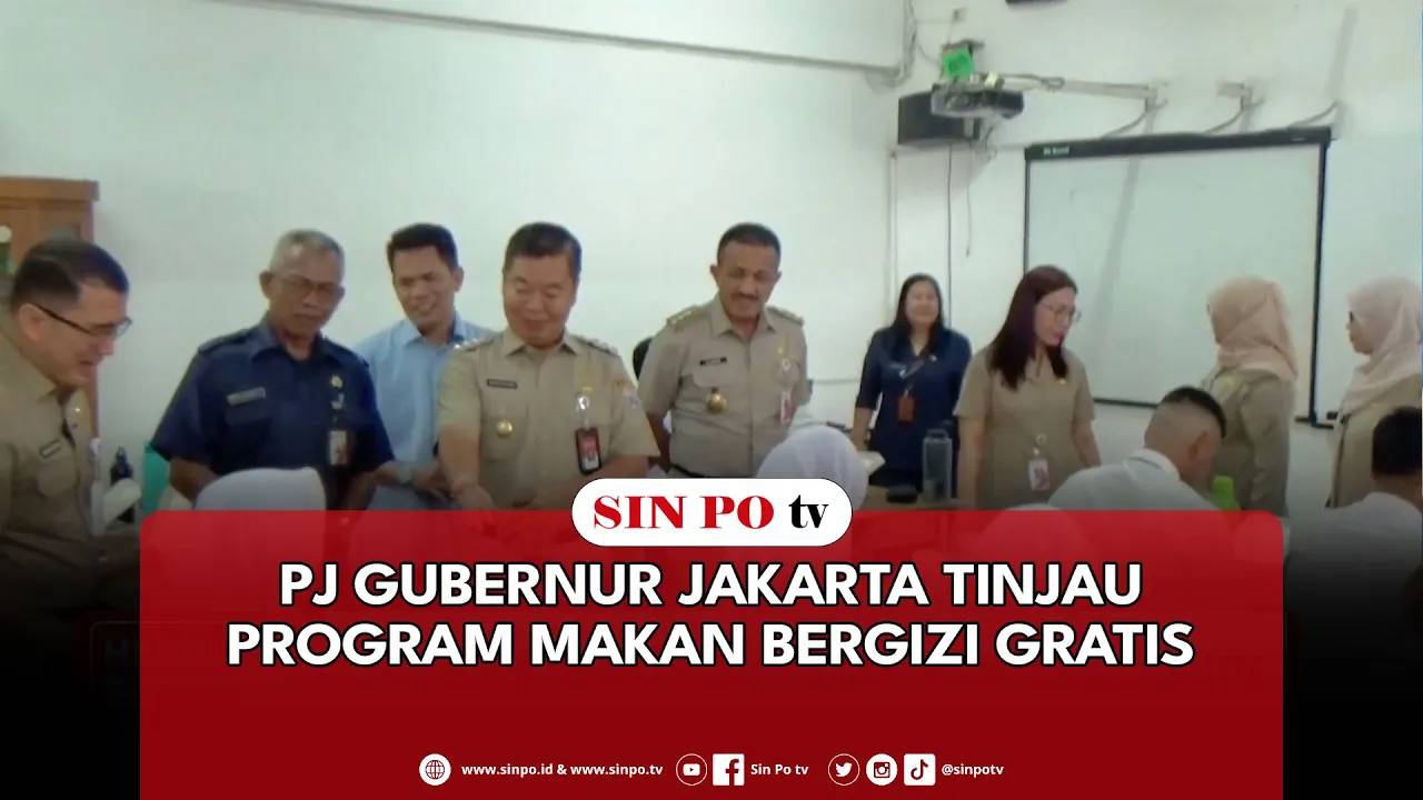 Pj Gubernur Jakarta Tinjau Program Makan Bergizi Gratis