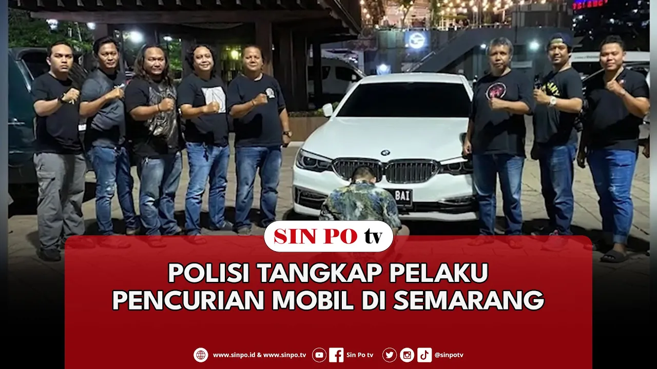 Polisi Tangkap Pelaku Pencurian Mobil Di Semarang