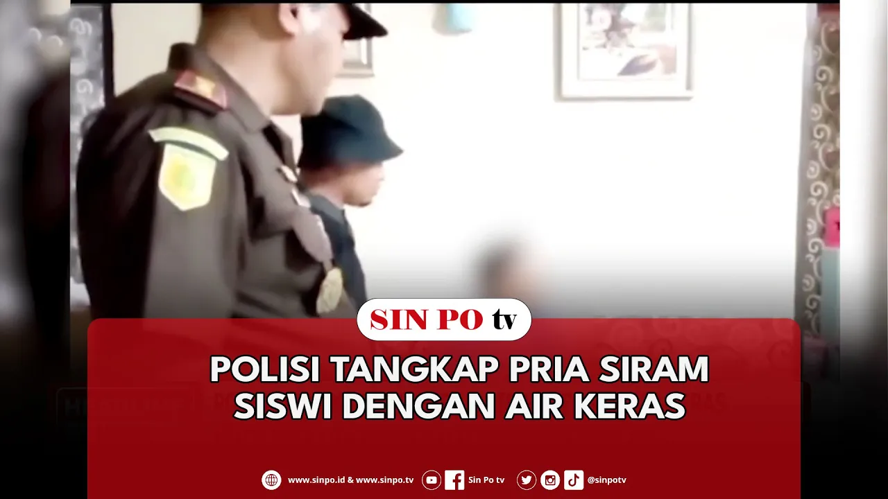 Polisi Tangkap Pria Siram Siswi Dengan Air Keras