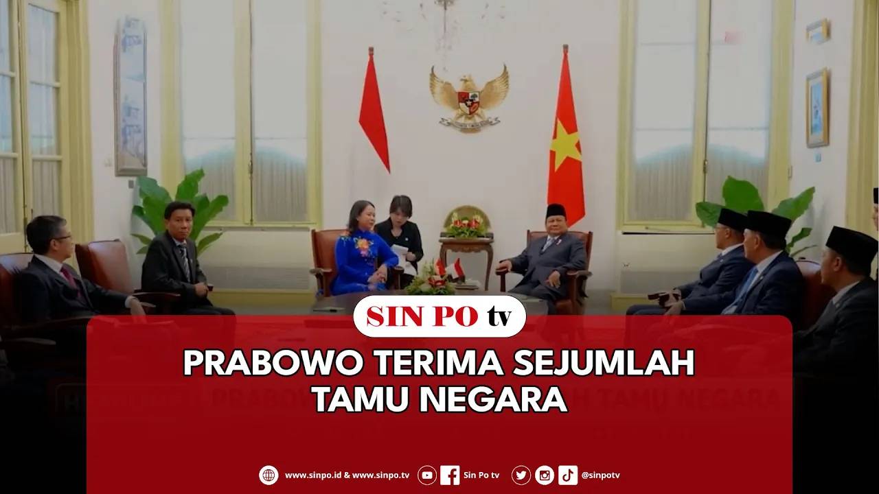 Prabowo Terima Sejumlah Tamu Negara