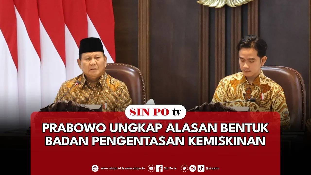 Prabowo Ungkap Alasan Bentuk Badan Pengentasan Kemiskinan