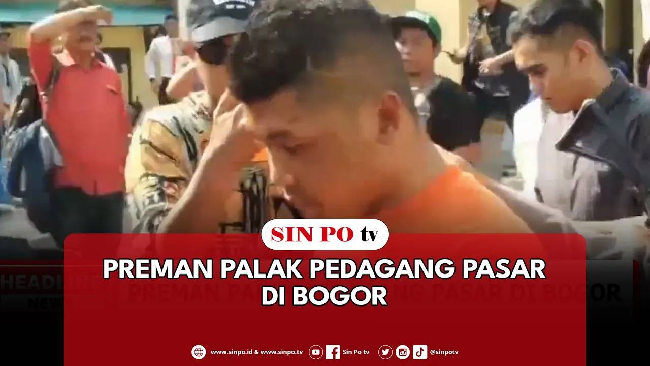 Preman Palak Pedagang Pasar Di Bogor