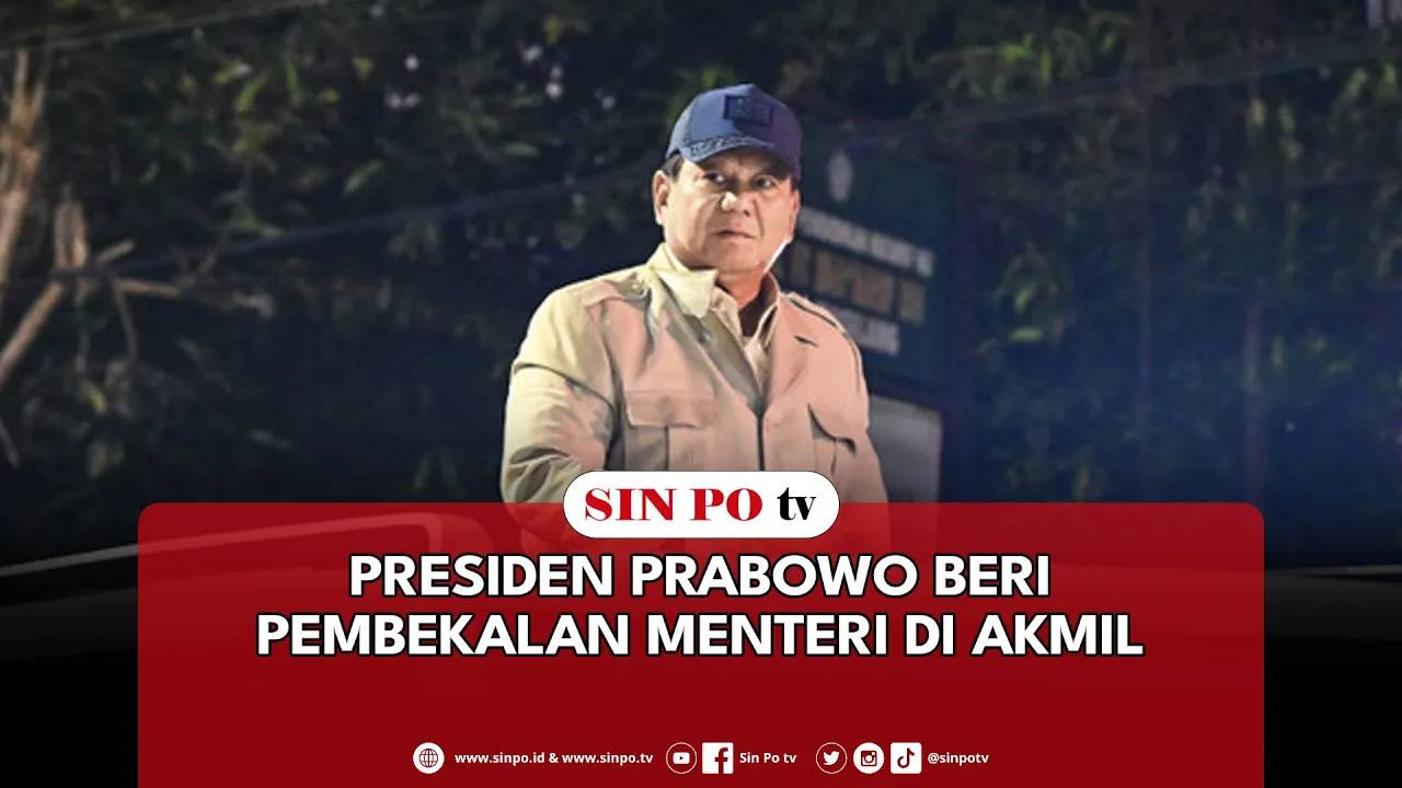 Presiden Prabowo Beri Pembekalan Menteri Di Akmil