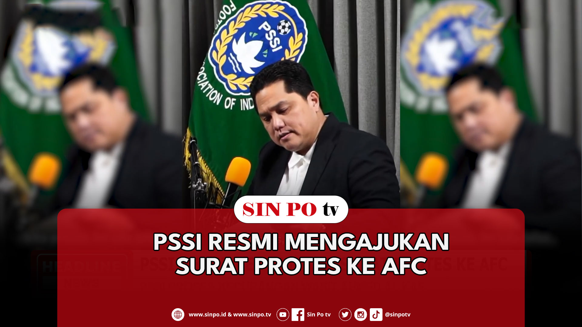 PSSI Resmi Mengajukan Surat Protes Ke AFC