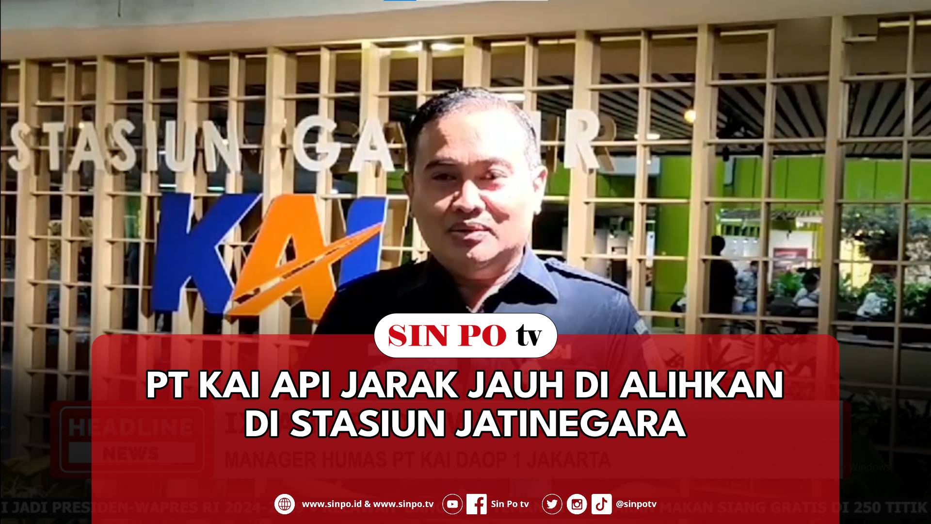 PT KAI Api Jarak Jauh Di Alihkan Di Stasiun Jatinegara