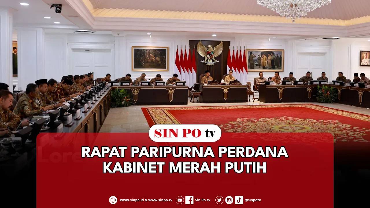 Rapat Paripurna Perdana Kabinet Merah Putih