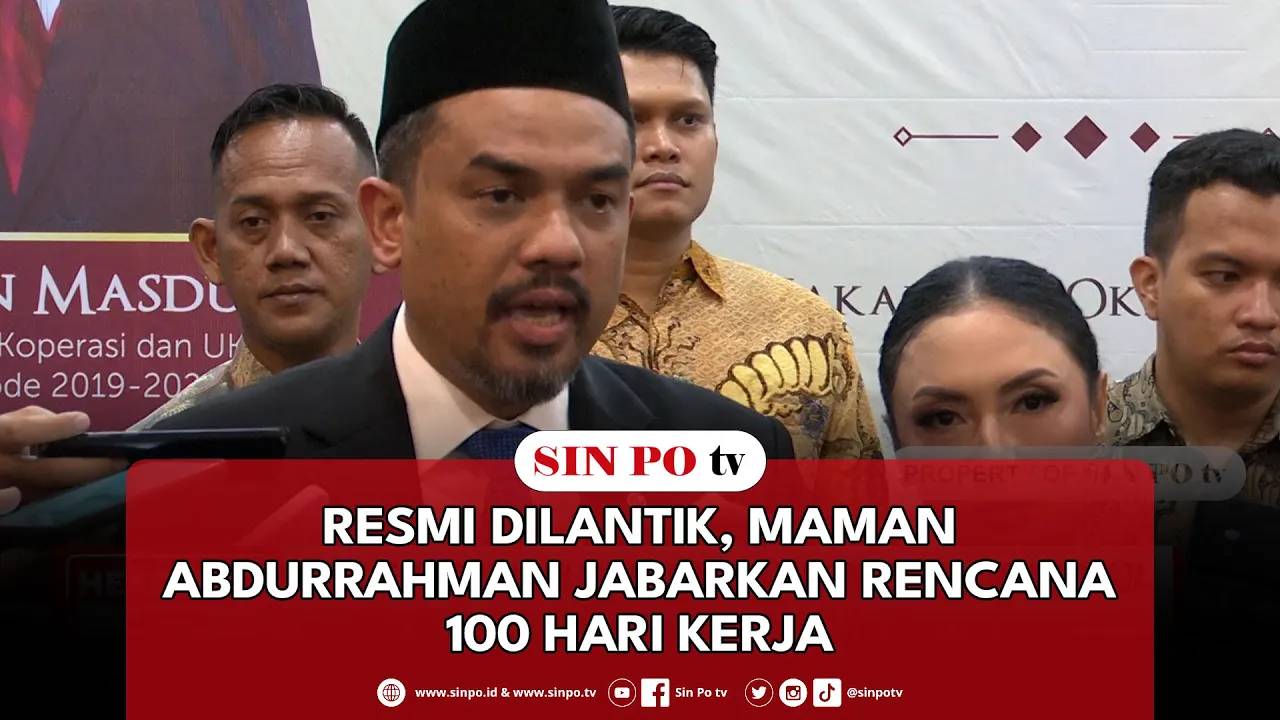 Resmi Dilantik, Maman Abdurrahman Jabarkan Rencana 100 Hari Kerja