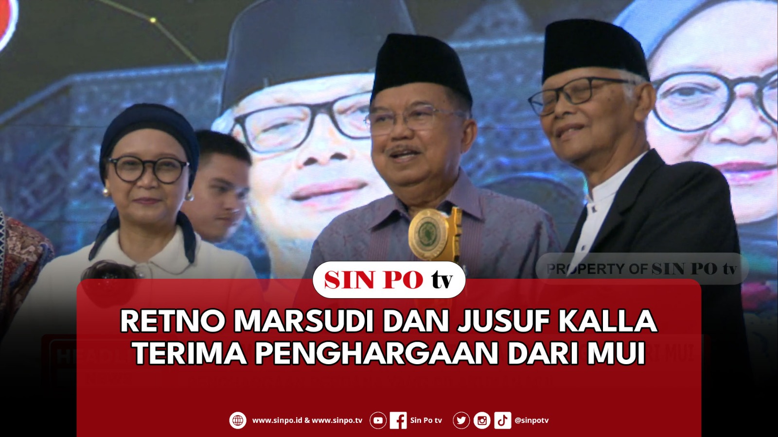 Retno Marsudi Dan Jusuf Kalla Terima Penghargaan Dari MUI