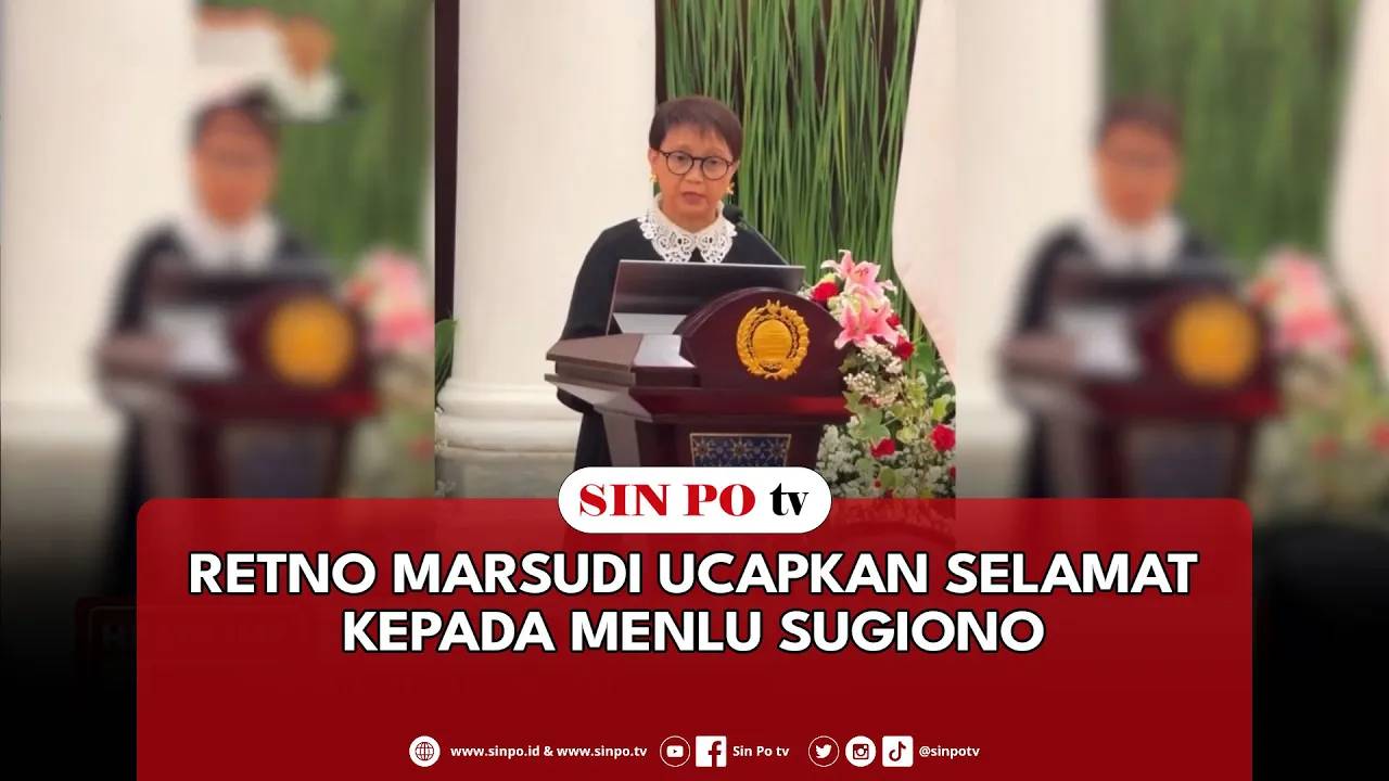 Retno Marsudi Ucapkan Selamat Kepada Menlu Sugiono