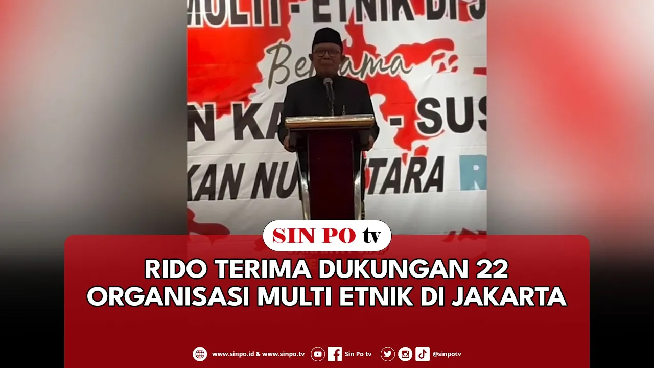 RIDO Terima Dukungan 22 Organisasi Multi Etnik Di Jakarta