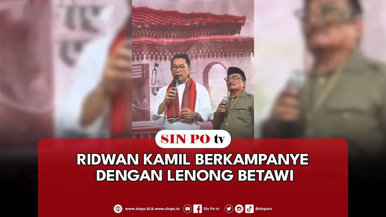 Ridwan Kamil Berkampanye Dengan Lenong Betawi