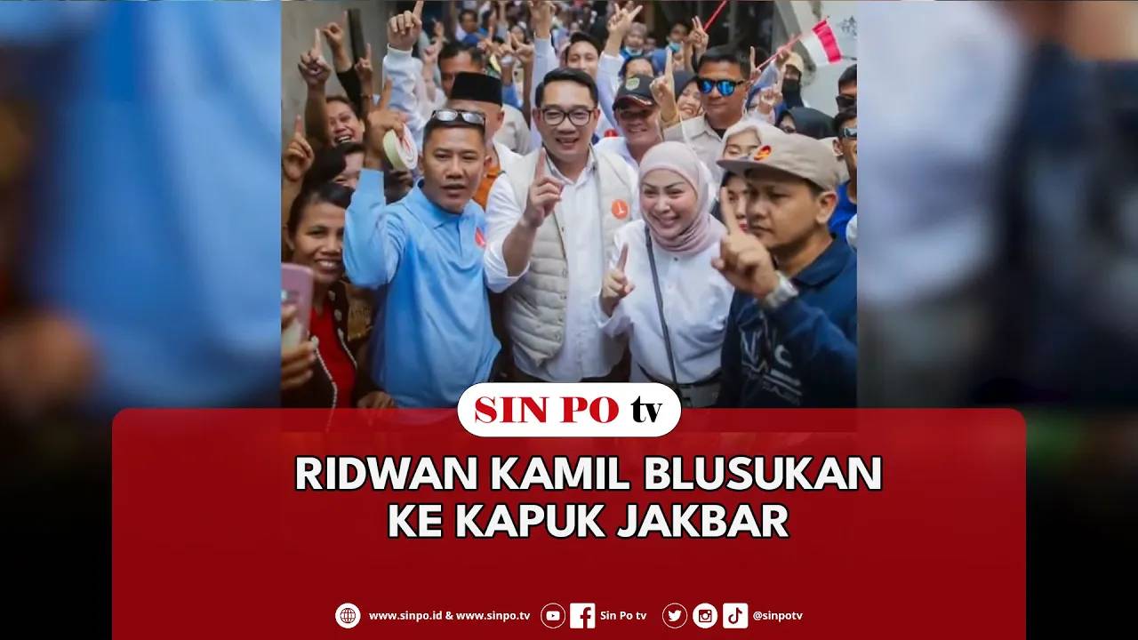 Ridwan Kamil Blusukan Ke Kapuk Jakbar