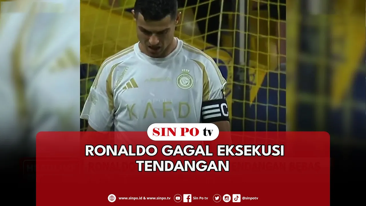 Ronaldo Gagal Eksekusi Tendangan