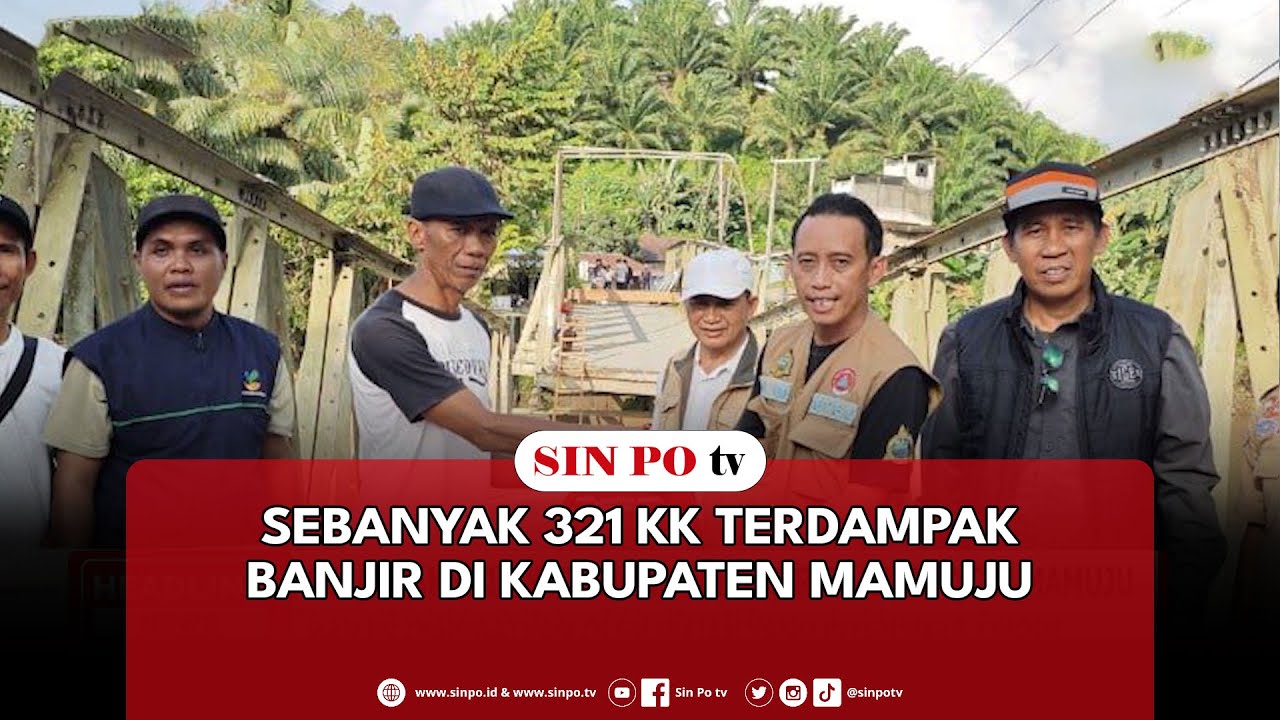 Sebanyak 321 KK Terdampak Banjir Di Kabupaten Mamuju