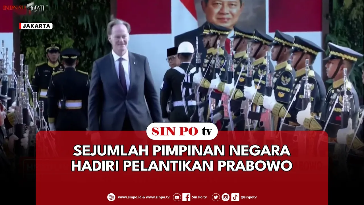 Sejumlah Pimpinan Negara Hadiri Pelantikan Prabowo