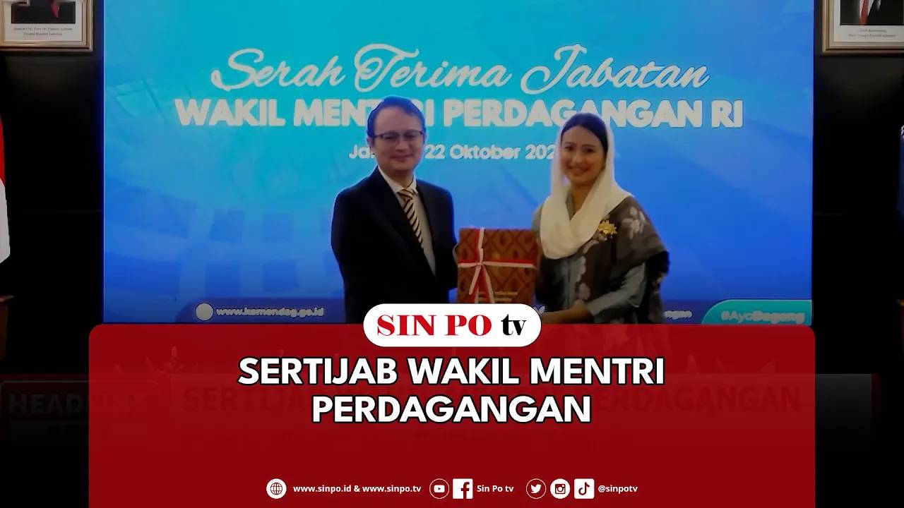 Sertijab Wakil Mentri Perdagangan