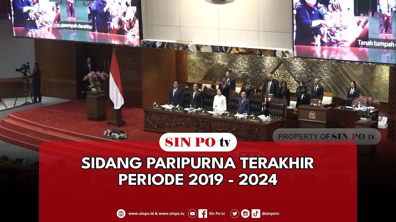 Sidang Paripurna Terakhir Periode 2019 - 2024