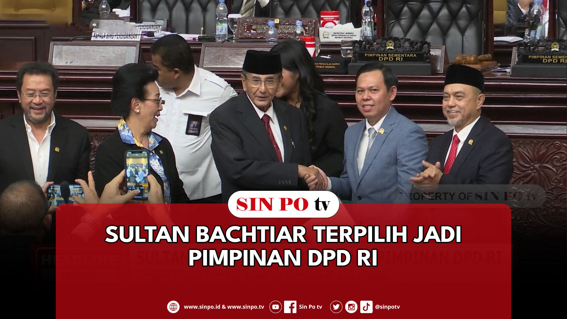 Sultan Bachtiar Terpilih Jadi Pimpinan DPD RI