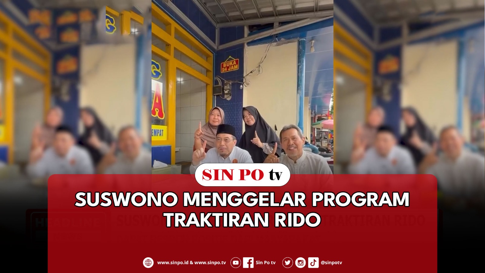 Suswono Menggelar Program Traktiran RIDO