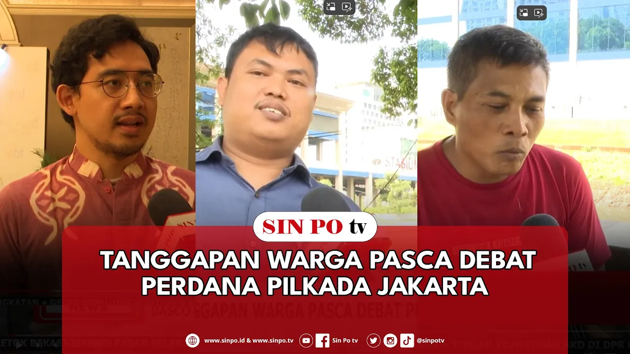 Tanggapan Warga Pasca Debat Perdana Pilkada Jakarta
