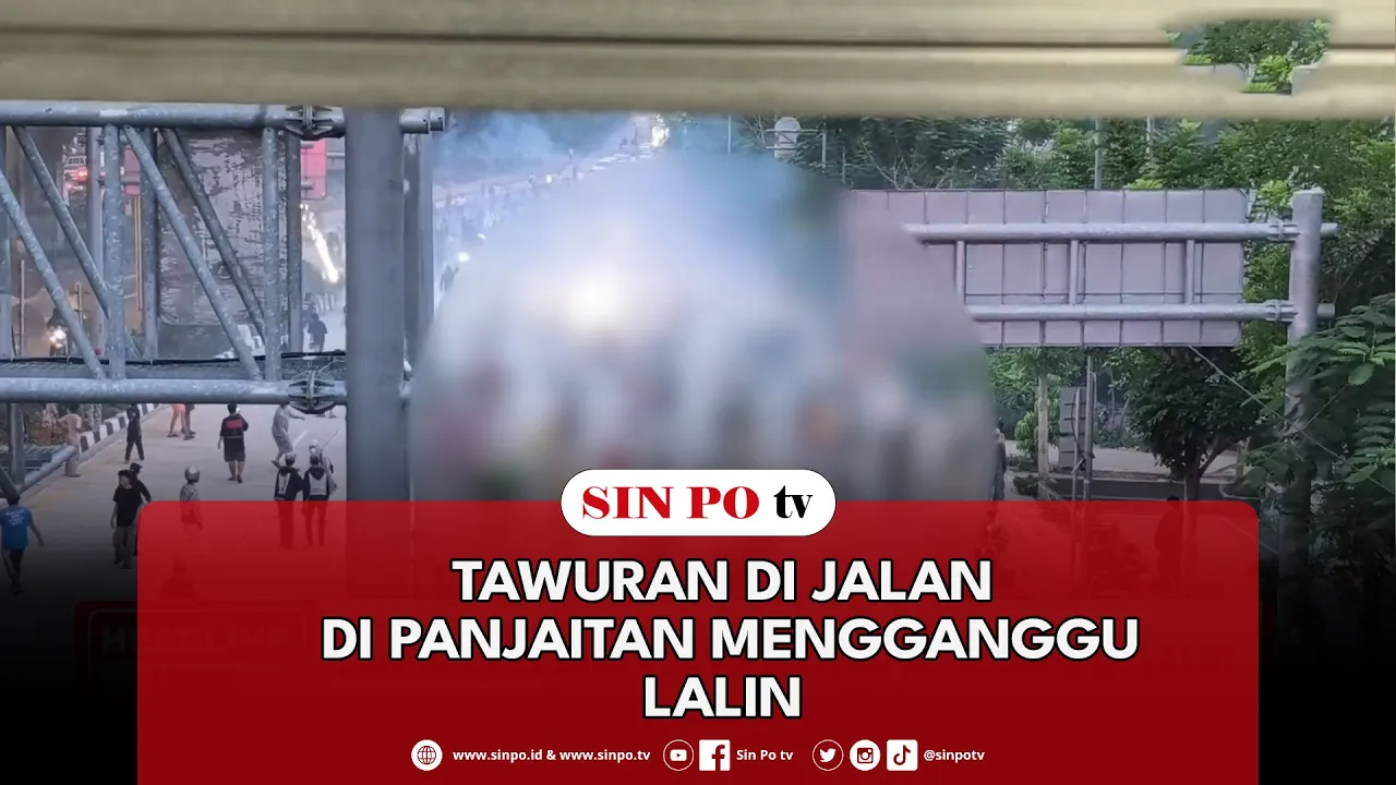 Tawuran Di Jalan Panjaitan Mengganggu Lalin