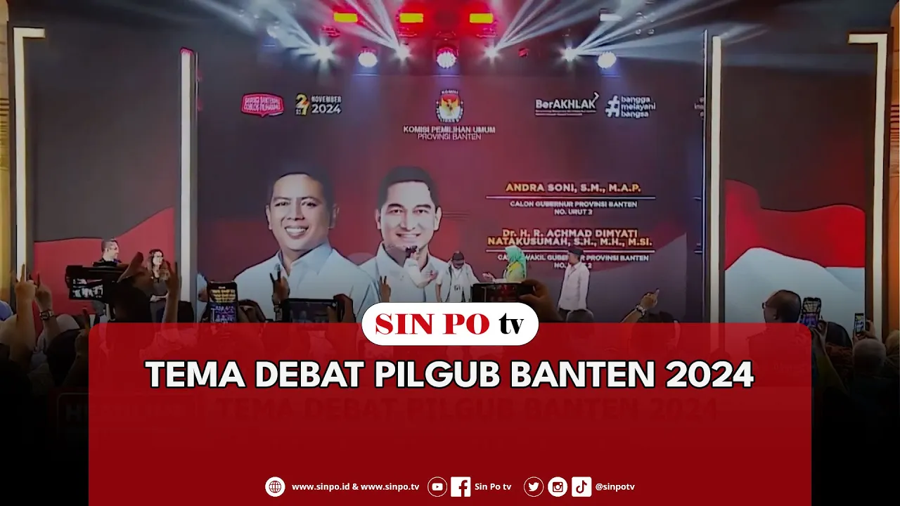 Tema Debat Pilgub Banten 2024