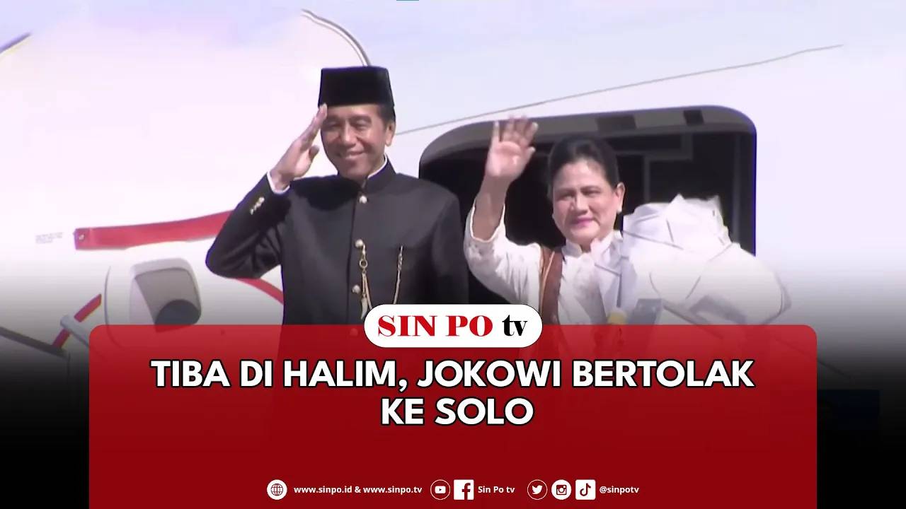 Tiba Di Halim, Jokowi Bertolak Ke Solo